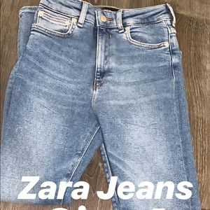 High waisted jeans